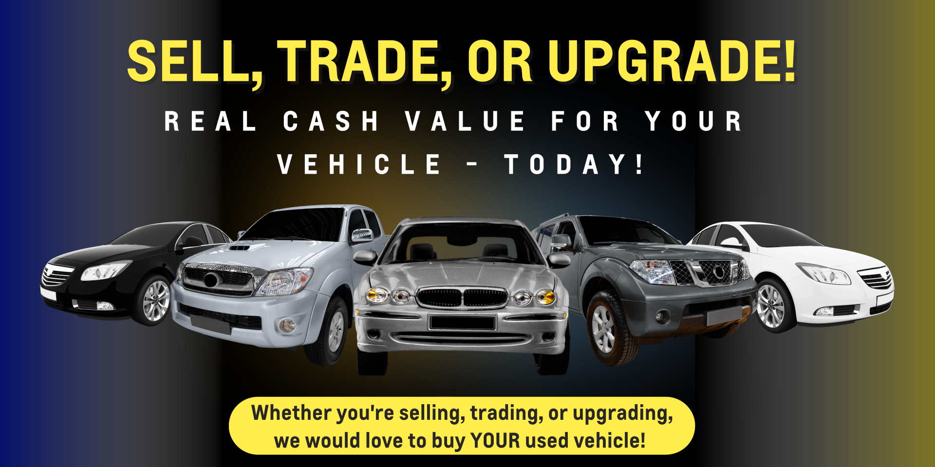 Sale, Trade, or Upgrade! Real Cash Value For Your Vehcile Today!Sheboygan Chevrolet Buick GMC in Sheboygan WI