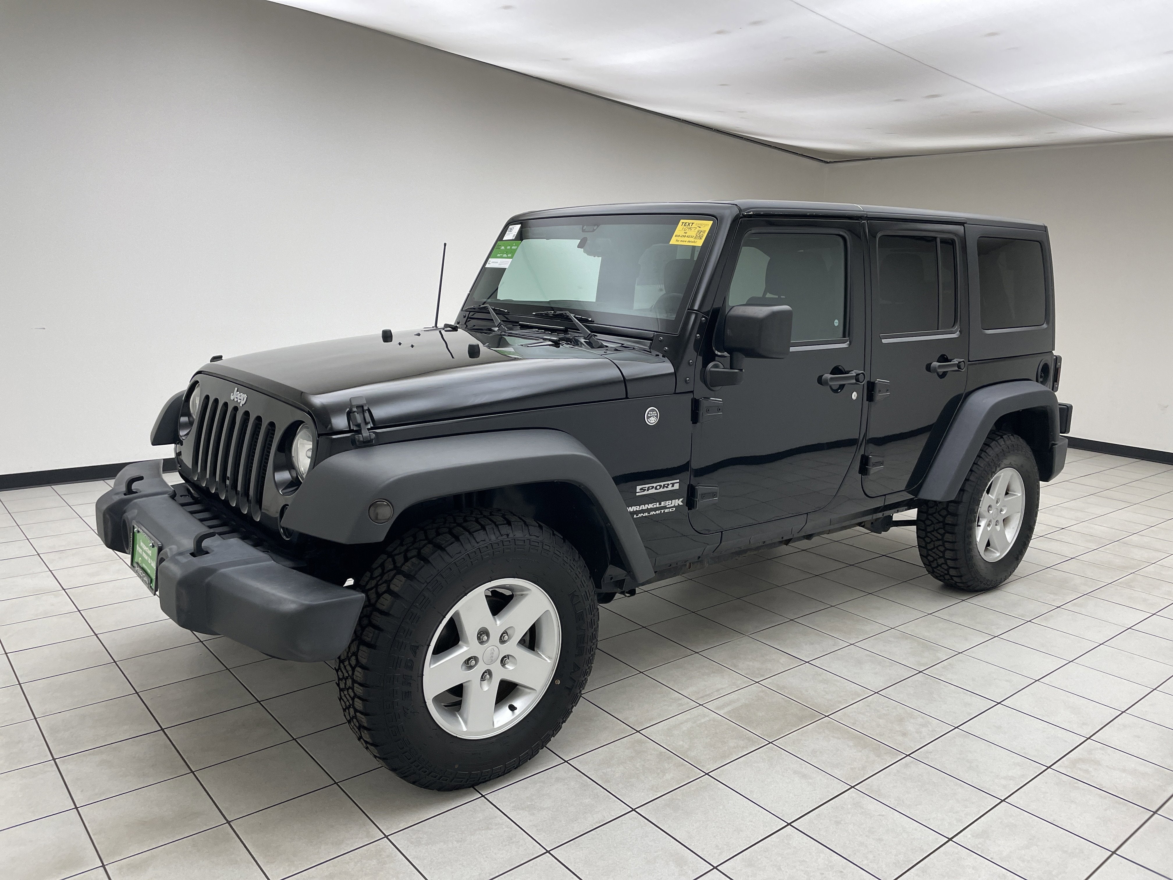 2018 Jeep Wrangler JK Unlimited Sport S 4x4