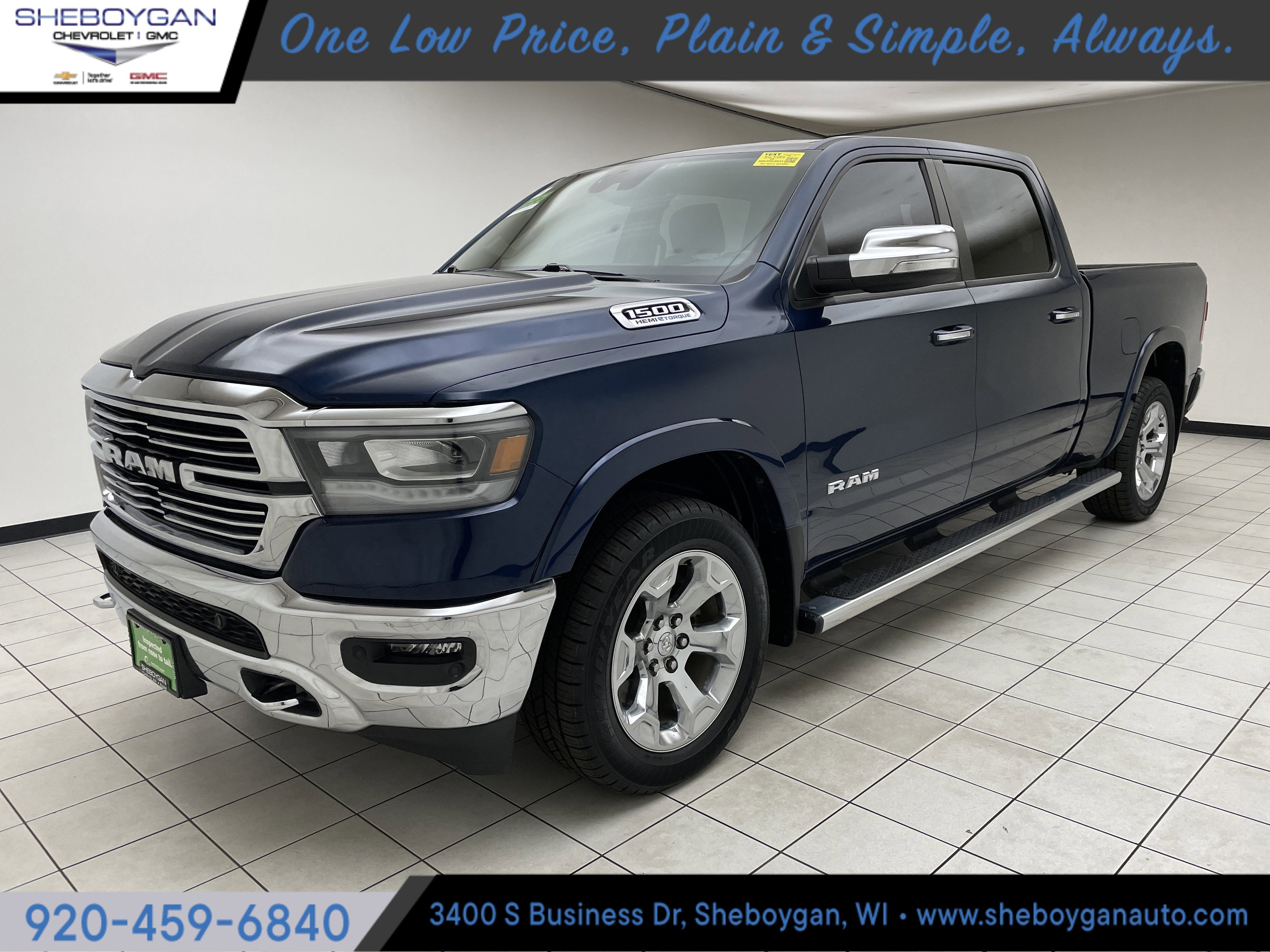 2021 RAM 1500 Laramie Crew Cab 4x4 6'4' Box