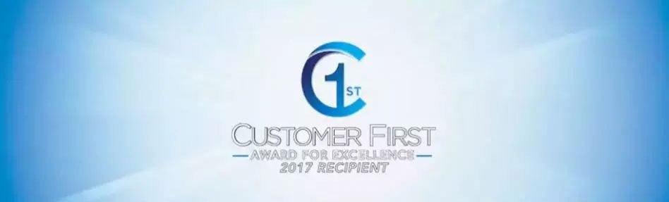 2017 recipient of first customer award for excellence at Sheboygan Chevrolet GMC in Sheboygan WI